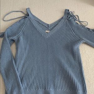 blue pacsun sweater!